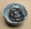 Natural Red Bloodstone Heliotrop Handmade Gemstone 8mm Round Beads Elastic Bracelet 7inch Unisex