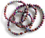 Angelstones Natural Purple Blue Sea Sediment Jasper Gemstone 6mm Round Beads Stretch Bracelet 7inch Unisex
