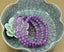 Angelstones Natural A Grade Lavendar Phosphosiderite Gemstone 6mm Round Beads Stretch Bracelet 7inch Unisex