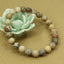 Natural Coral Fossil Gemstone 8mm Round Beads Stretch Bracelet 7inch Unisex