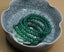 Natural A Grade Green Agate Gemstone 6mm Round Beads Stretch Bracelet 7inch Unisex