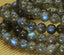 Natural A Grade Labradorite Crystal Gemstone 8mm Round Beads Stretch Bracelet 7inch Unisex