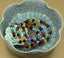 Natural Multicolor Agate Gemstone 6mm Round Beads Stretch Bracelet 7inch Unisex