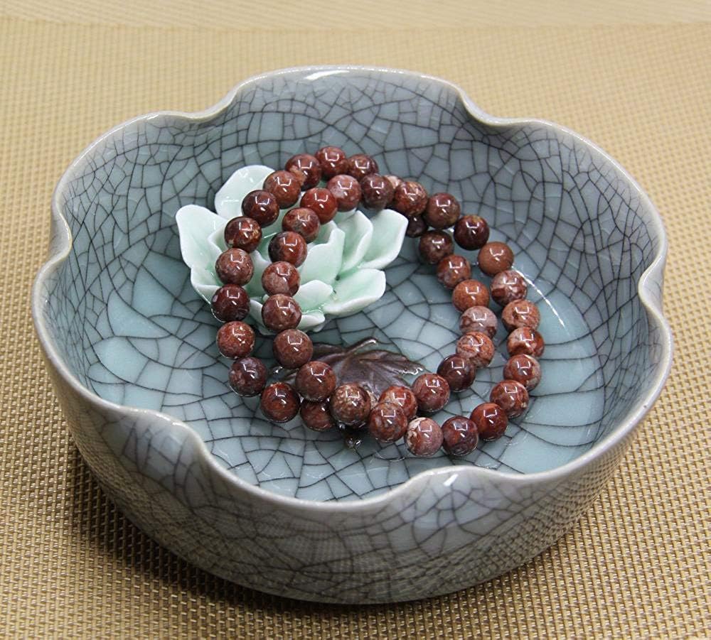 Aqua Nueva Agate Gem Semi Precious Gemstone 8mm Ball Beads Stretch Bracelet 7inch Unisex