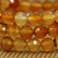 Natural Faceted Red Dream Agate Gemstone 8mm Round Beads Stretch Bracelet 7inch Unisex