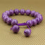 Angelstones Handmade Gemstone 10mm A Grade Lavendar Phosphosiderite Round Beads Adjustable Braided Macrame Tassels Chakra Reiki Bracelets 7-9 inch Unisex