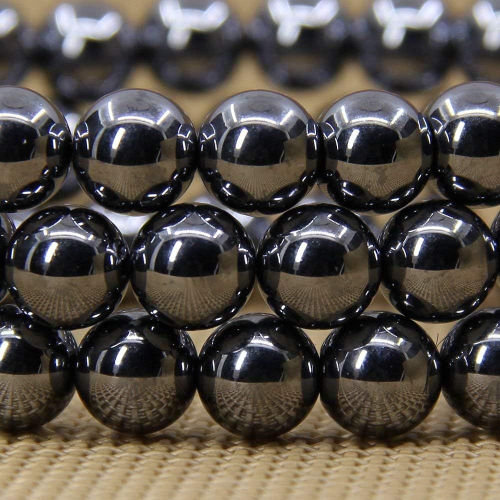 Natural Terahertz Jasper Gemstone 8mm Round Beads Stretch Bracelet 7inch Unisex