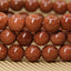Synthetic Goldstone Gemstone 8mm Round Beads Stretch Bracelet 7inch Unisex