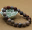 Angelstones Natural Polychrome Jasper Genuine Semi-Precious Gemstones Healing 10mm Beaded Stretch Bracelet 7inch Unisex