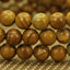 Natural Matt Woodgrain Stone Gemstone 6mm Round Beads Stretch Bracelet 7inch Unisex