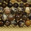 Angelstones Natural African Pink Agate Gemstone 6mm Round Beads Stretch Bracelet 7inch Unisex