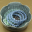 Natural Matte Angelite Gemstone 8mm Round Beads Stretch Bracelet 7 Inch Unisex