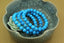 Natural Turquoise Howlite Gemstone 8mm Round Beads Stretch Bracelet 7inch Unisex