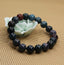 Angelstones Natural Green Bloodstone Heliotrope Genuine Semi-Precious Gemstones Healing 10mm Beaded Stretch Bracelet 7inch Unisex