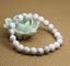 Natural White Howlite Gemstone 8mm Round Beads Stretch Bracelet 7inch Unisex