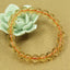 Natural AA Citrine Gemstone 8mm Round Beads Stretch Bracelet 7inch Unisex ¡­