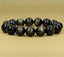 Angelstones Natural A Golden Obsidian Genuine Semi-Precious Gemstones Healing Power Elastic Stretch 14mm Beads Beaded Bracelet 7inch Mens