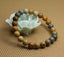 Natural Owyhee Picture Jasper Gemstone 8mm Round Beads Stretch Bracelet 7inch Unisex