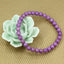 Angelstones Natural A Grade Lavendar Phosphosiderite Gemstone 6mm Round Beads Stretch Bracelet 7inch Unisex