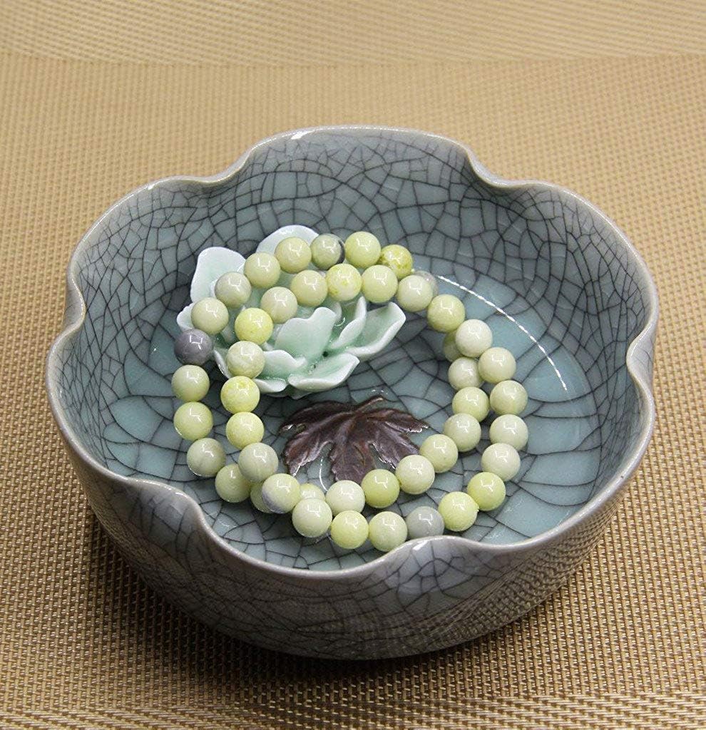 Australian Butter Jade Gem Semi Precious Gemstone 8mm Ball Beads Stretch Bracelet 7inch Unisex