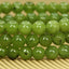 Angelstones Natural Canadian Nephrite Jade Gemstone 6mm Round Beads Stretch Bracelet 7inch Unisex