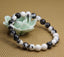 Natural Zebra Jasper Gemstone 8mm Round Beads Stretch Bracelet 7inch Unisex