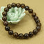 Natural Bronzite Gemstone 8mm Round Beads Stretch Bracelet 7inch Unisex