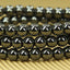 Angelstones Natural Black Hematite Gemstone 6mm Round Beads Stretch Bracelet 7inch Unisex