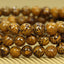 Angelstones Natural Tiger Skin Jasper Gemstone 6mm Round Beads Stretch Bracelet 7inch Unisex