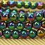 Angelstones Natural Aqua Aura Hematite Gemstone 6mm Round Beads Stretch Bracelet 7inch Unisex