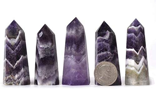 Natural African Amethyst Gemstone Healing Crystal Hexagonal Pointed Reiki Chakra Faceted Prism Wand Carved Stone Figurine Home Decor