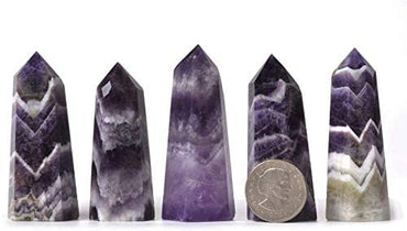 Natural African Amethyst Gemstone Healing Crystal Hexagonal Pointed Reiki Chakra Faceted Prism Wand Carved Stone Figurine Home Decor