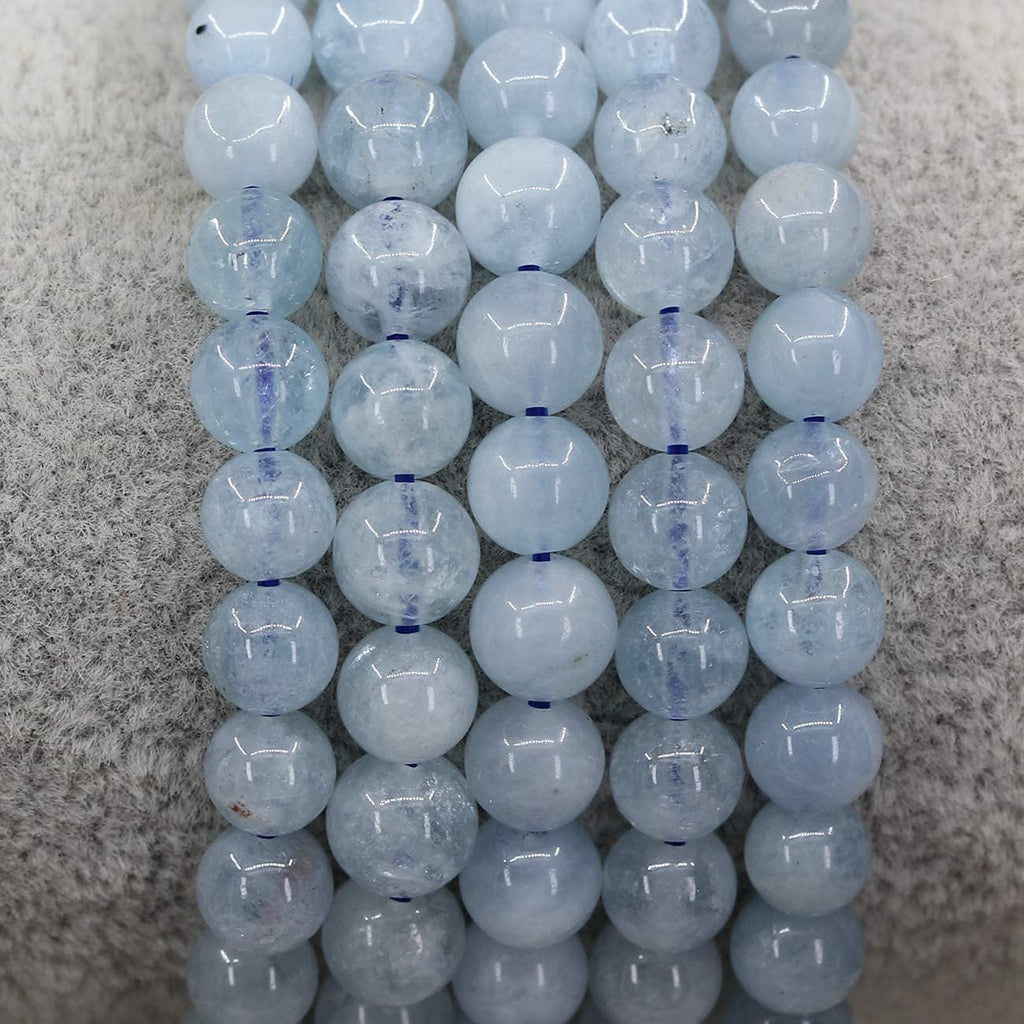 14.5mm Genuine Natural Blue Aquamarine Stretch Cat's Eye Beads Bracelet 14.5mm Genuine Natural Blue Aquamarine Stretch Cat's Eye Beads Bracelet